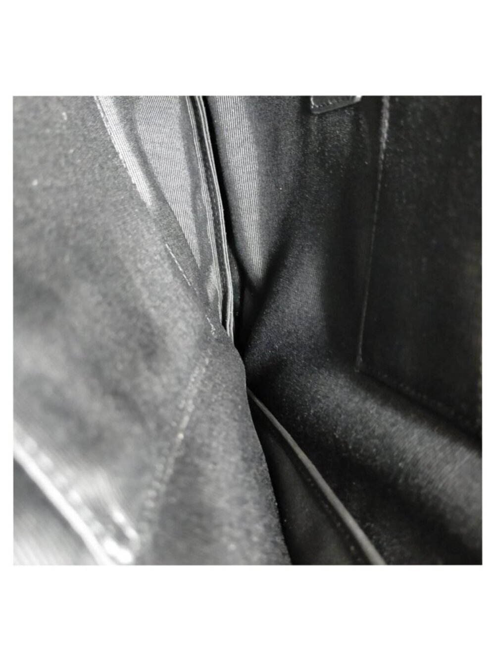 Authentic Saint Laurent Stars Clutch Black Leather Zip Pouch YSL Designer Bag - Picture 13 of 16